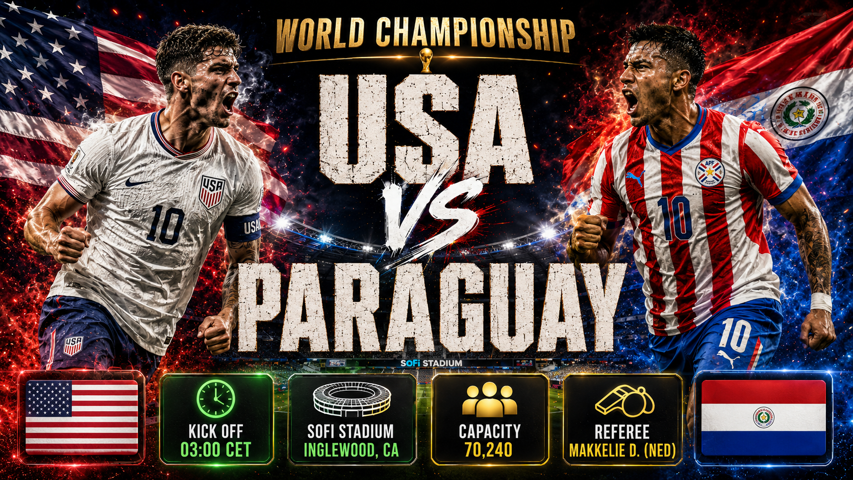 USA - Paraguay : La pentola a pressione di Los Angeles testa le ambizioni dei padroni di casa contro l'impermeabile muro guaraní